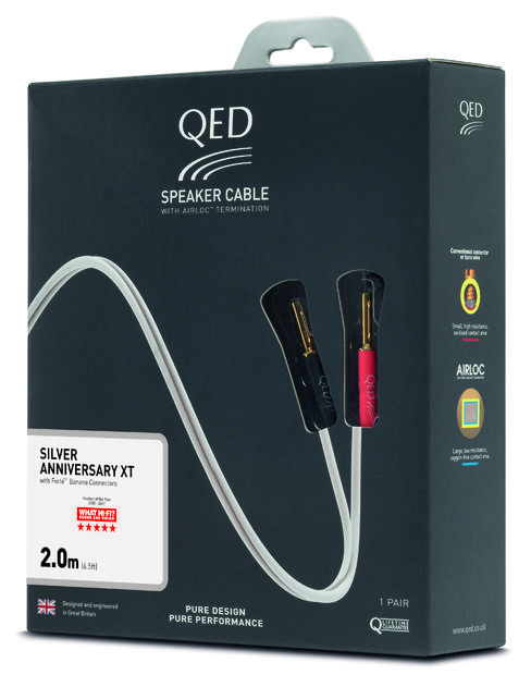 QED Silver Ann XT 2.0m Cable Packaging (QE1430)