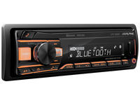 Alpine UTE-200BT Bluetooth Car Stereo Digital Media Receiver Front USB Aux In 