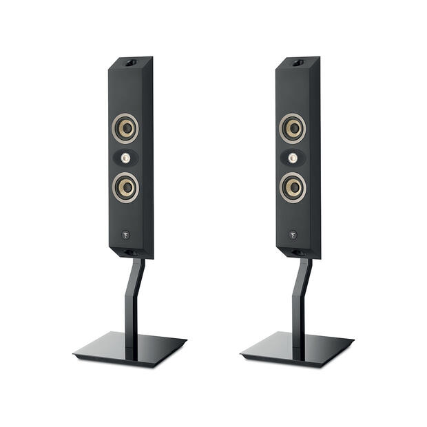ON WALL 301 + STANDS BLACK SATIN